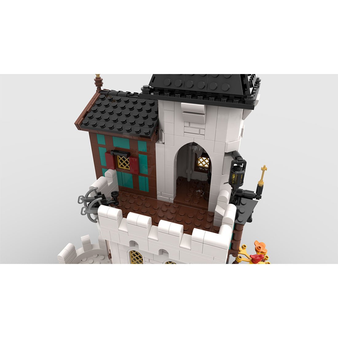 MOC - 189672 White tower Building Blocks - LesDiy - Building Blocks