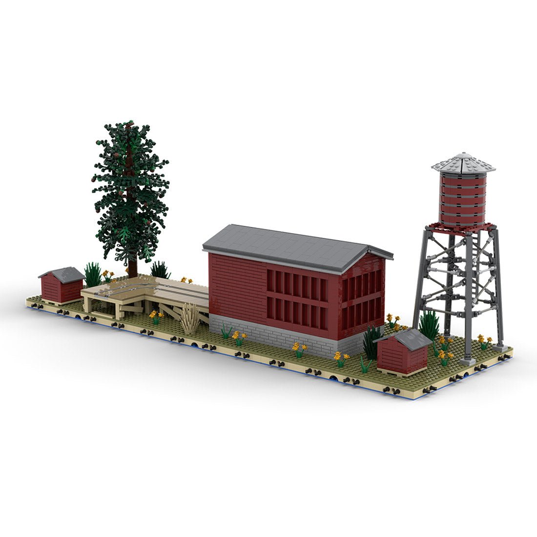 MOC - 190509 Sawmill Series: Drying Kiln 5 - LesDiy - Locomotive