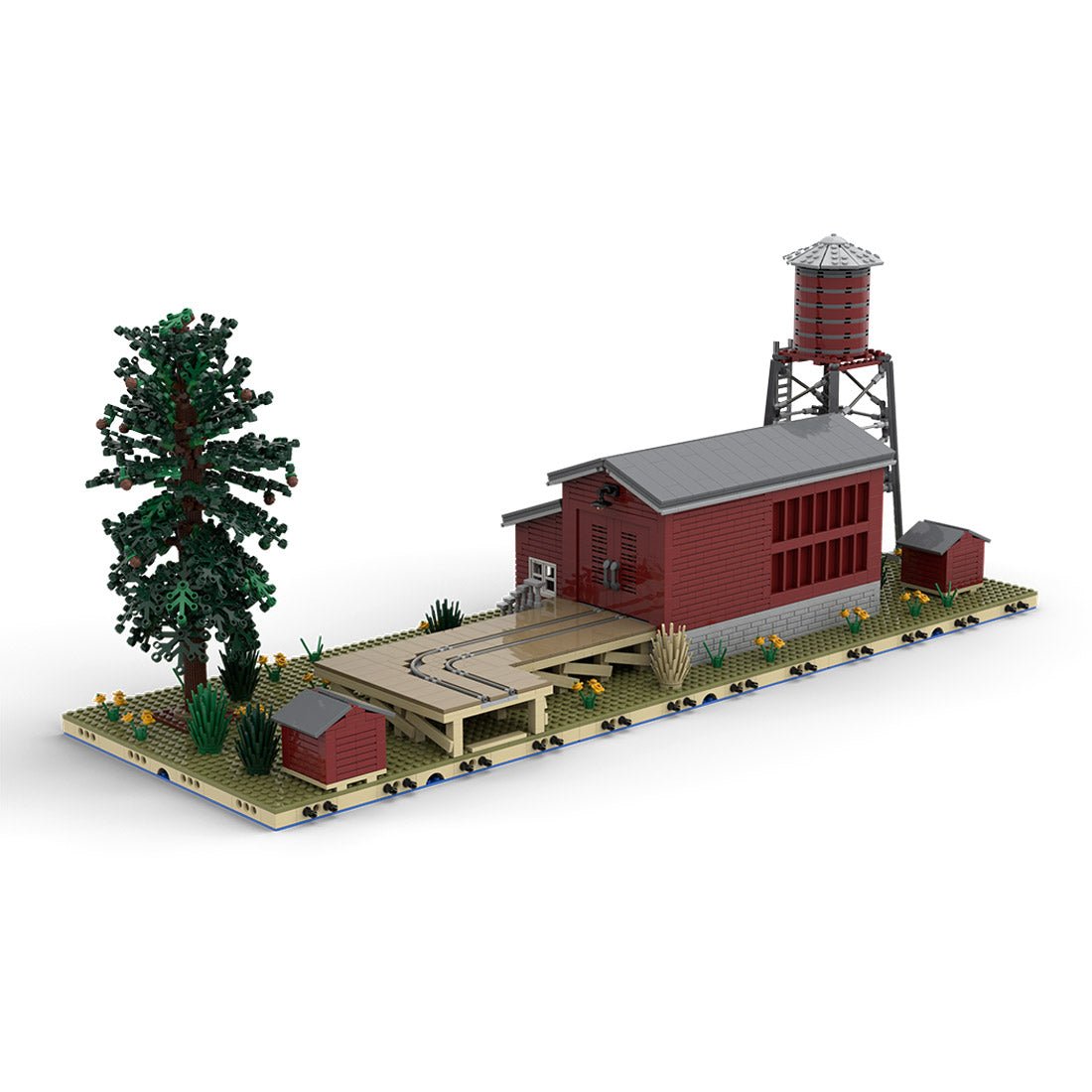 MOC - 190509 Sawmill Series: Drying Kiln 5 - LesDiy - Locomotive