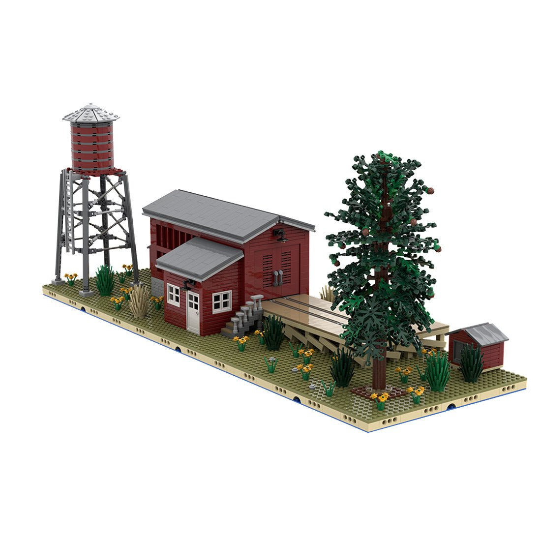 MOC - 190509 Sawmill Series: Drying Kiln 5 - LesDiy - Locomotive