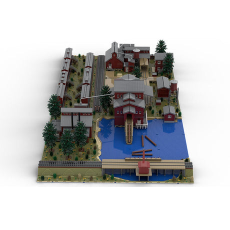 MOC - 191067 Sawmill Series: Company Office 6 - LesDiy - Locomotive