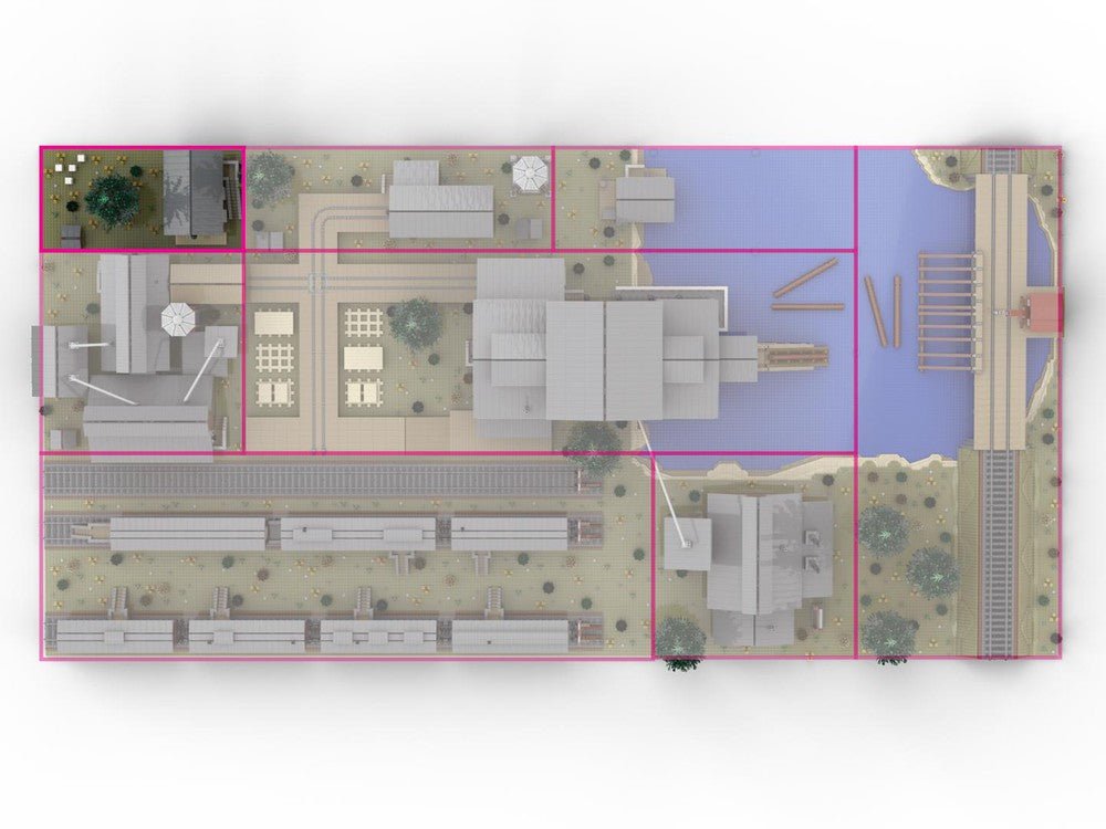 MOC - 191067 Sawmill Series: Company Office 6 - LesDiy - Locomotive