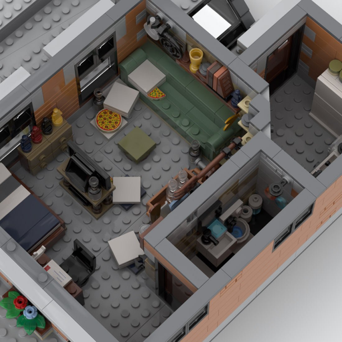 MOC - 191132 Bro Thor's Penthouse V2 - LesDiy -