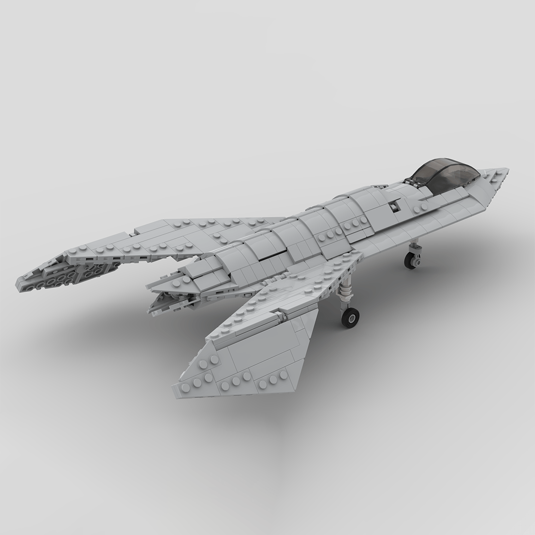 MOC - 191232 1:35 Scale Boeing Bird of Prey Building Blocks - LesDiy - Building Blocks