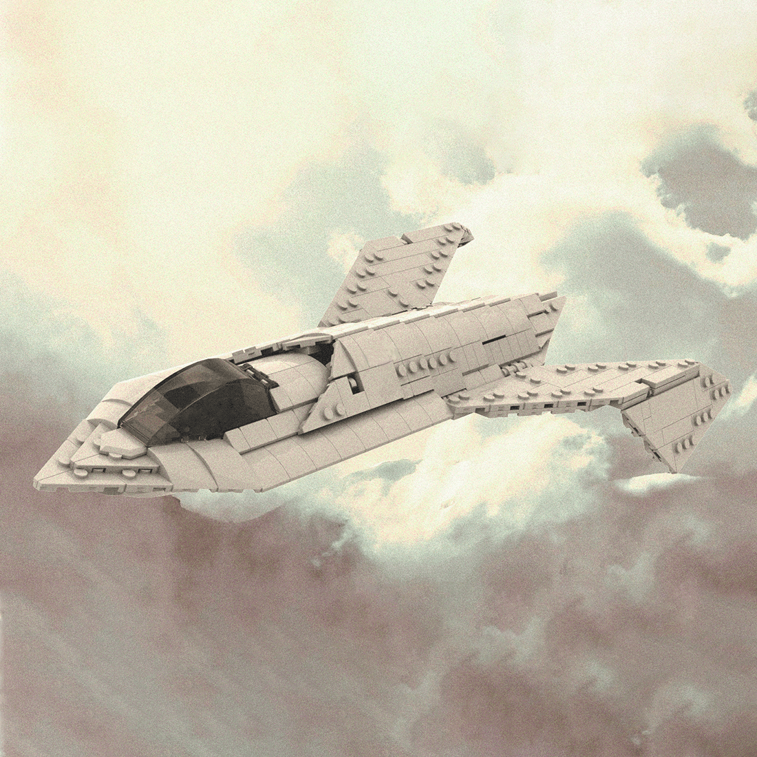 MOC - 191232 1:35 Scale Boeing Bird of Prey Building Blocks - LesDiy - Building Blocks