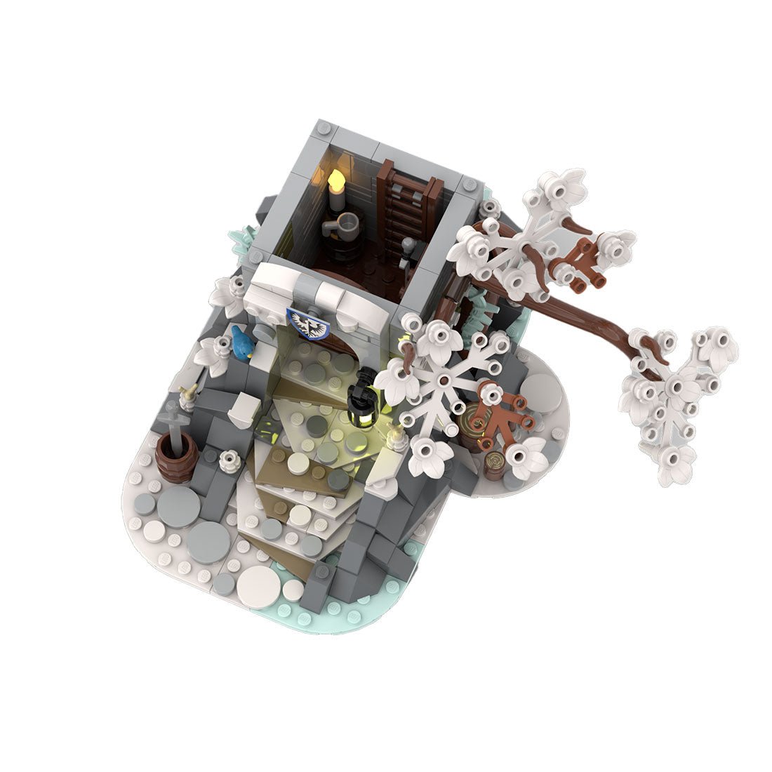 MOC - 191292 Winter Themed Watch Tower - LesDiy -