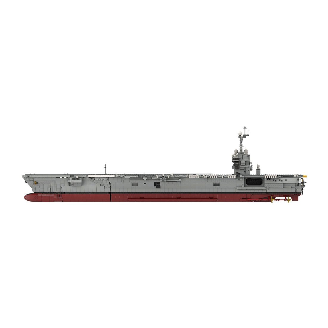 MOC - 192566 CVN - 78 Gerald R. Ford | Aircraft Carrier - 1:300 Scale - LesDiy -
