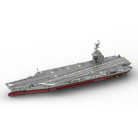 MOC - 192566 CVN - 78 Gerald R. Ford | Aircraft Carrier - 1:300 Scale - LesDiy -
