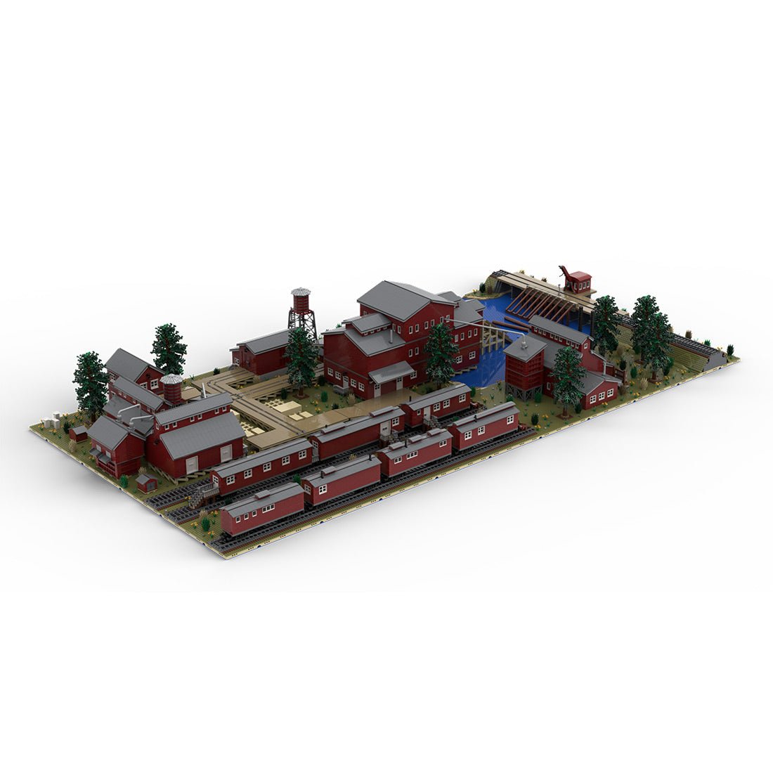 MOC - 192611 Sawmill Complete Set - LesDiy - Locomotive