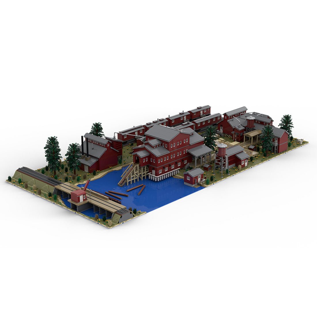 MOC - 192611 Sawmill Complete Set - LesDiy - Locomotive