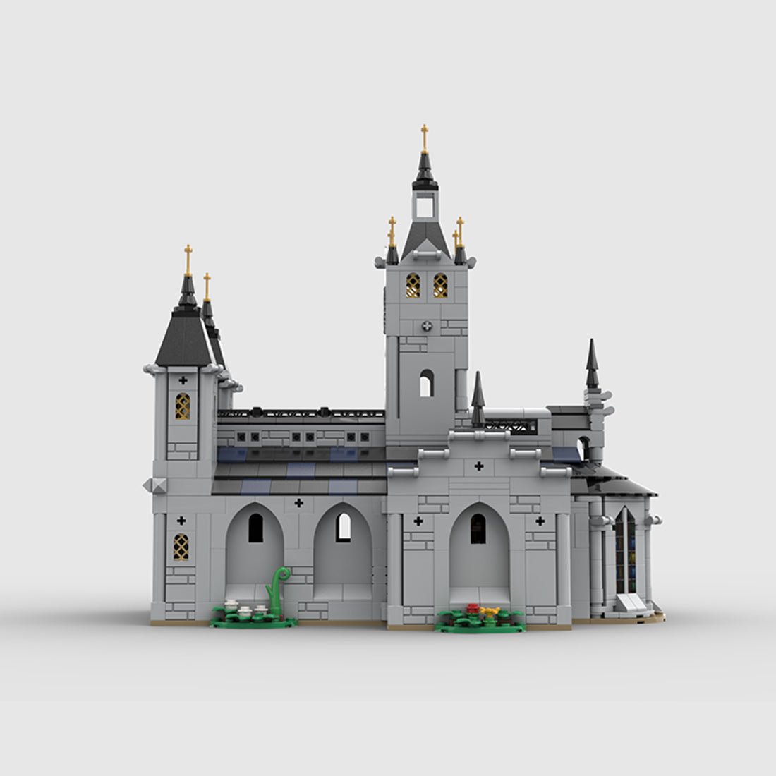 MOC - 192638 Medieval Church Building Blocks - LesDiy - Building Blocks