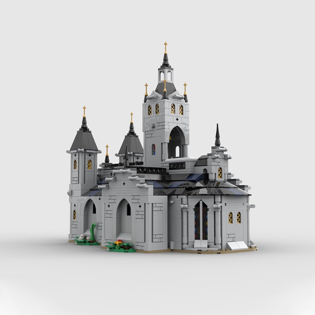 MOC - 192638 Medieval Church Building Blocks - LesDiy - Building Blocks