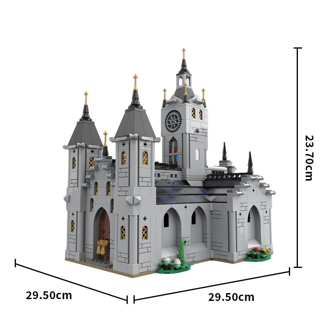 MOC - 192638 Medieval Church Building Blocks - LesDiy - Building Blocks