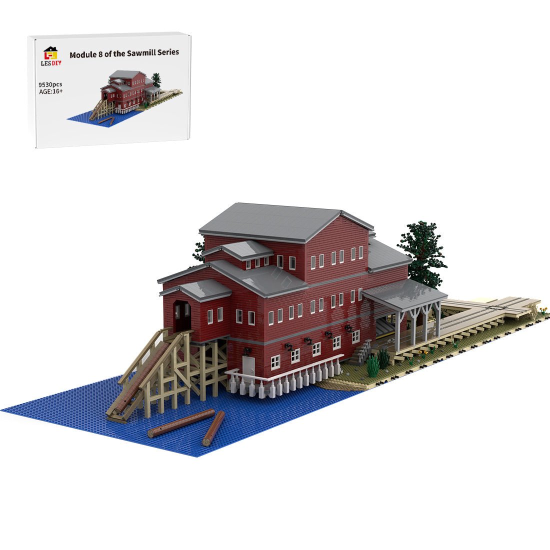 MOC - 193056 Sawmill Series: Sawmill 8 - LesDiy - Locomotive