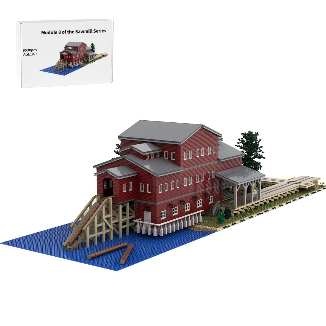 MOC - 193056 Sawmill Series: Sawmill 8 - LesDiy - Locomotive