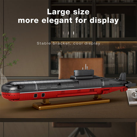 MOC - 193085 1/250 Scale Typhoon Class Submarine Building Blocks - LesDiy - Building Blocks