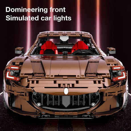 MOC - 193085 1/8 Scale Maserati (Dynamic Version/Bronze/5480PCS) Building Blocks - LesDiy - Building Blocks