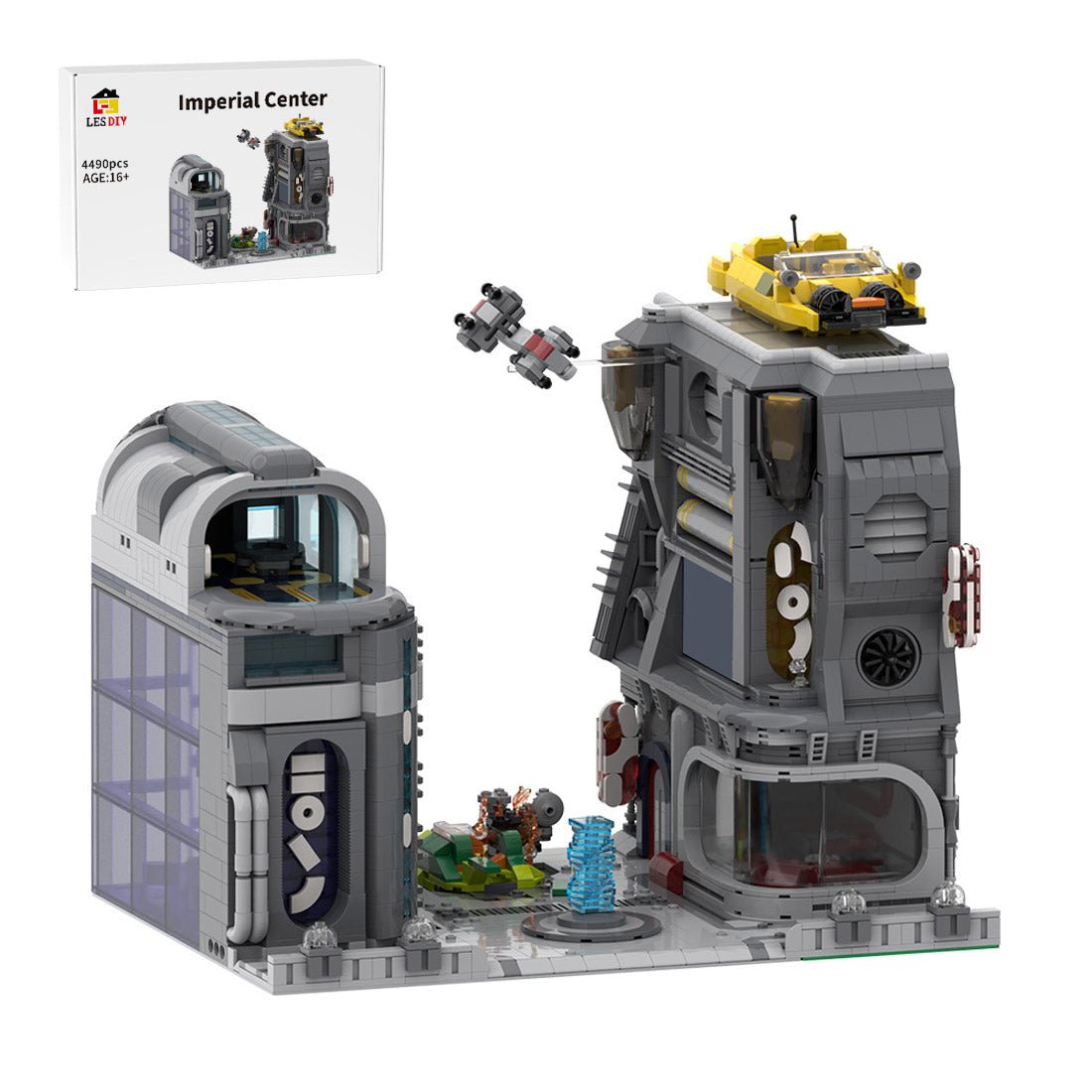 MOC - 193365 Coruscant Uscru Entertainment District Modular Building Blocks - LesDiy - MOC