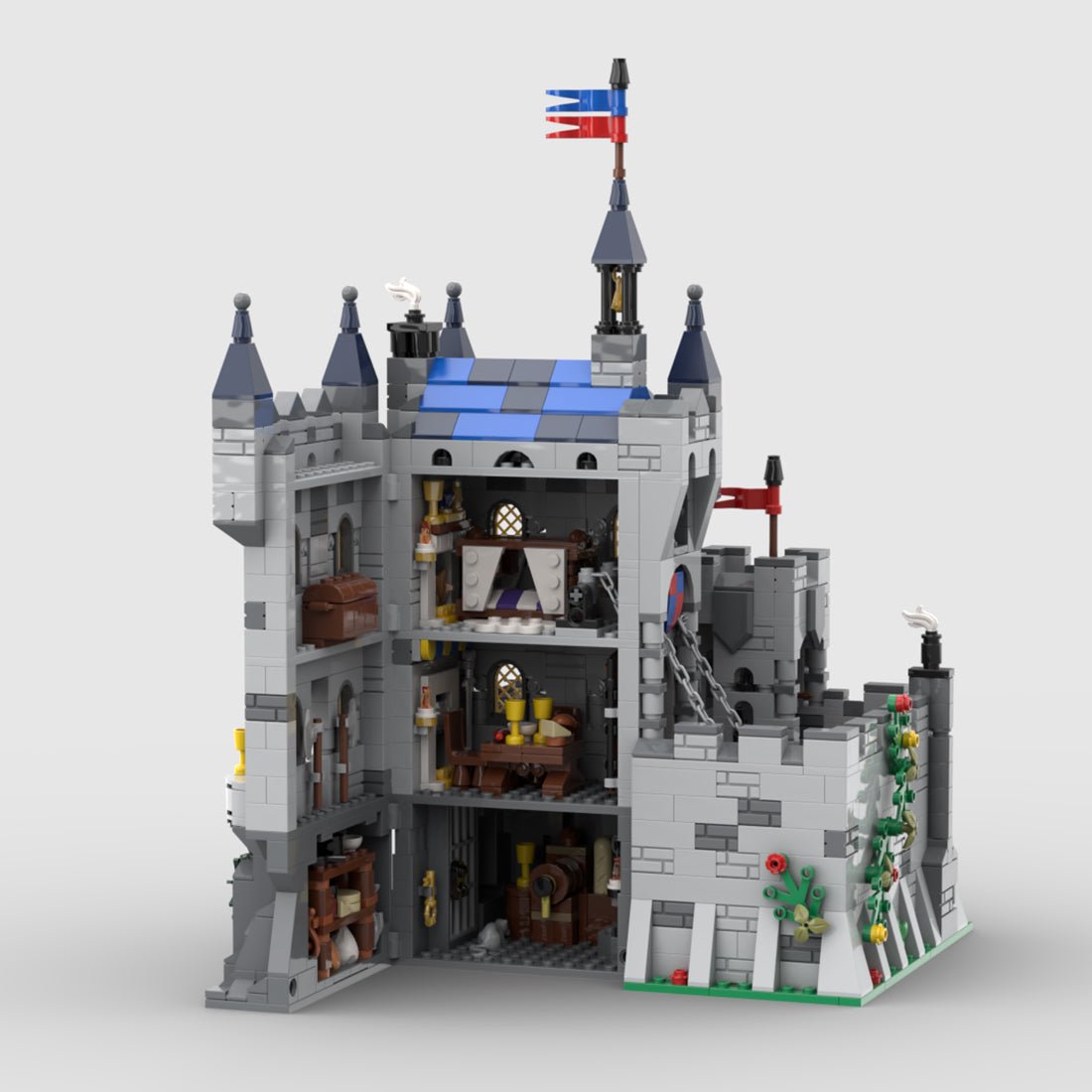 MOC - 193381 Impenetrable Dungeon Building Blocks - LesDiy -