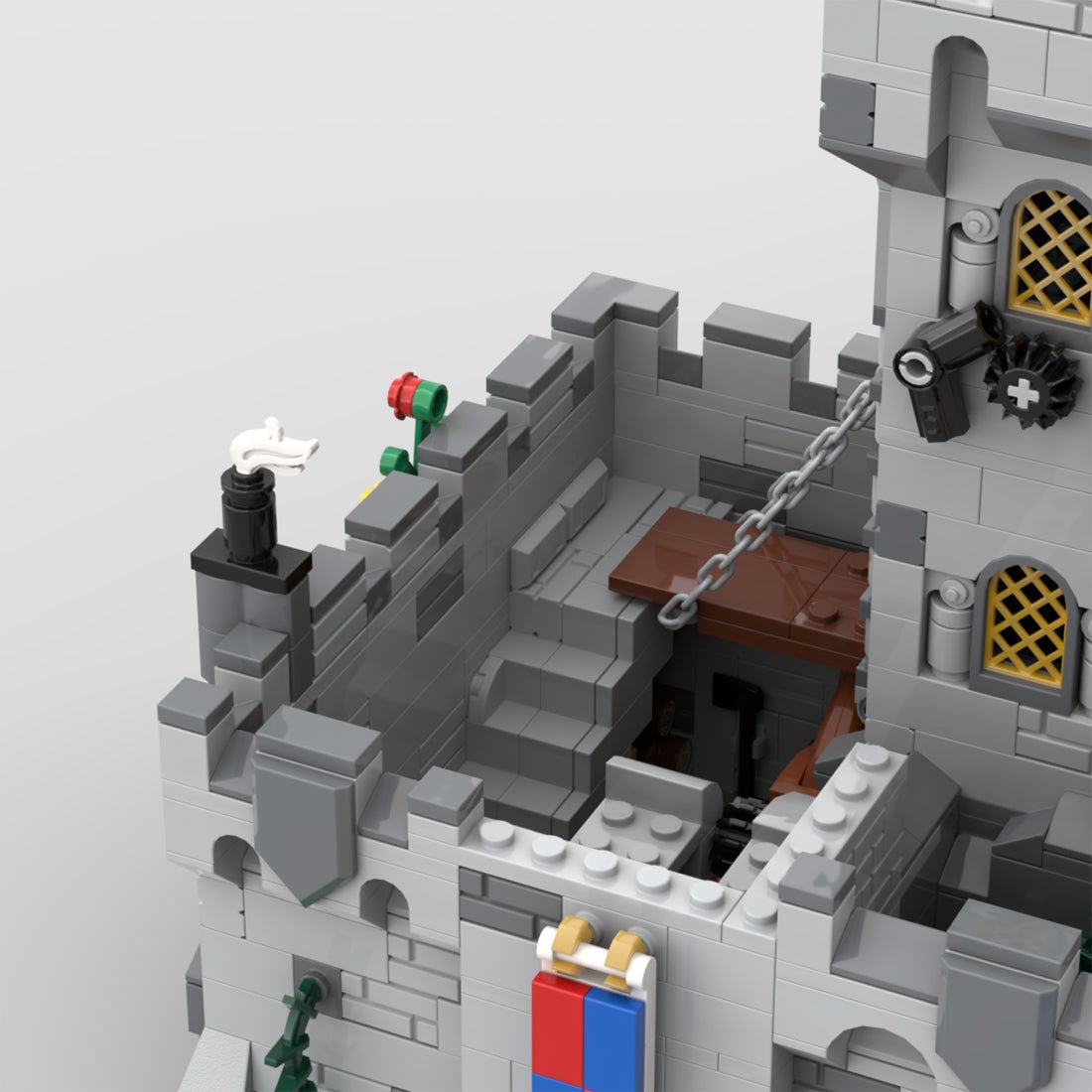 MOC - 193381 Impenetrable Dungeon Building Blocks - LesDiy -