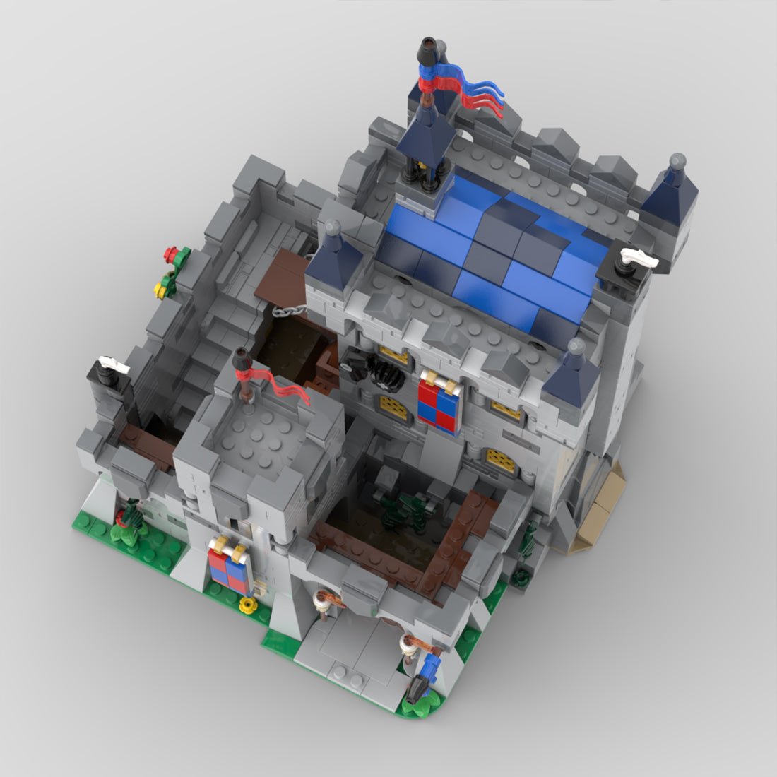 MOC - 193381 Impenetrable Dungeon Building Blocks - LesDiy -