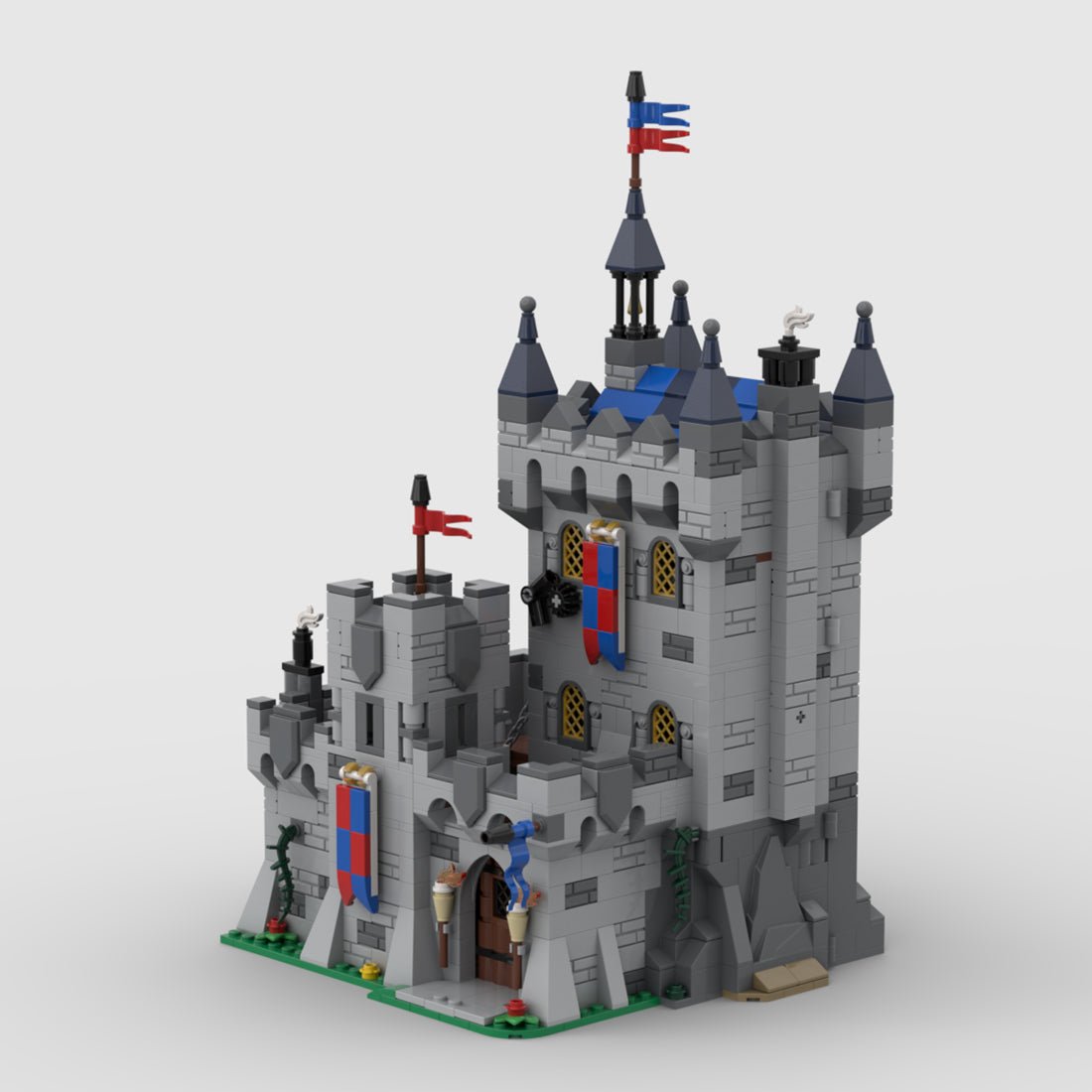 MOC - 193381 Impenetrable Dungeon Building Blocks - LesDiy -