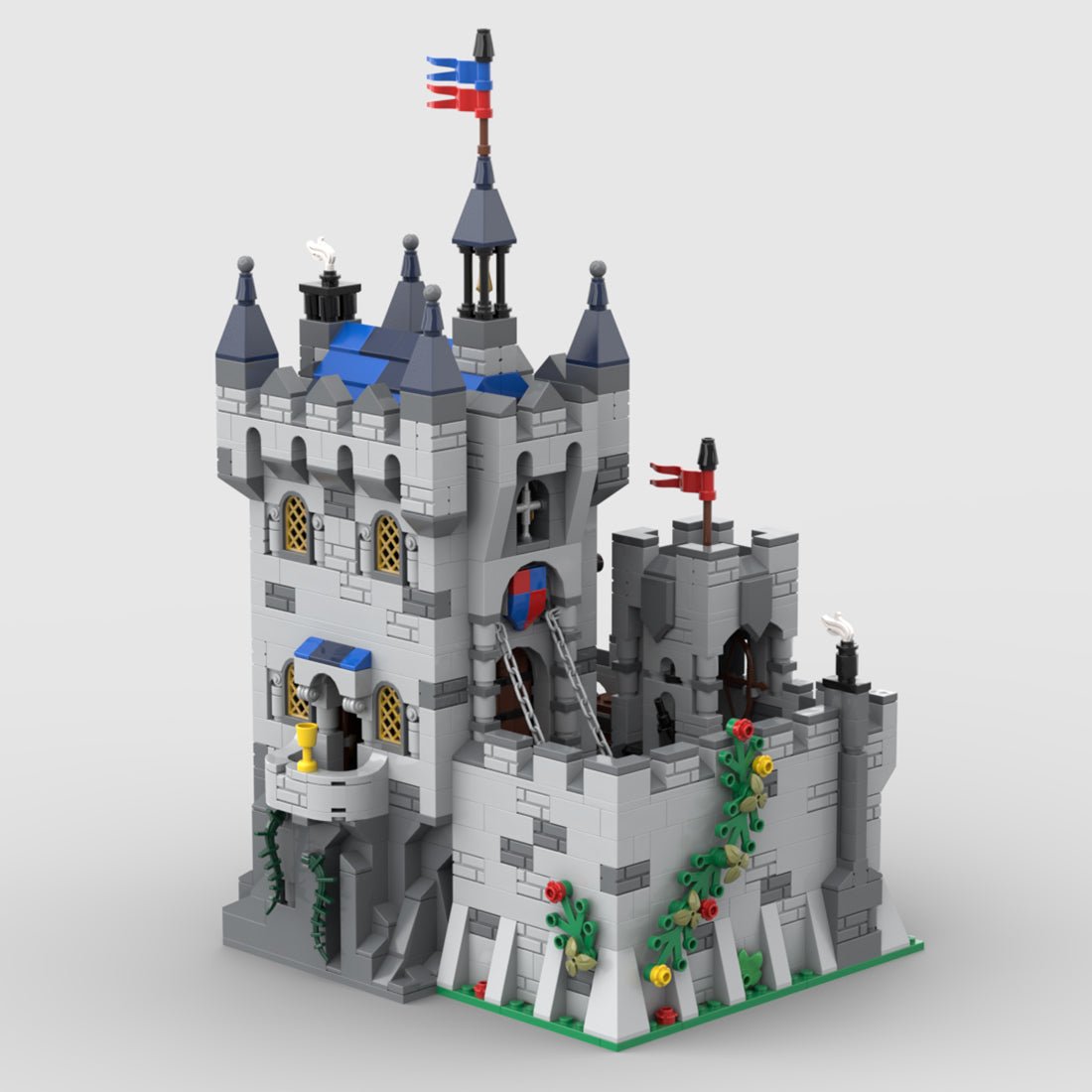 MOC - 193381 Impenetrable Dungeon Building Blocks - LesDiy -