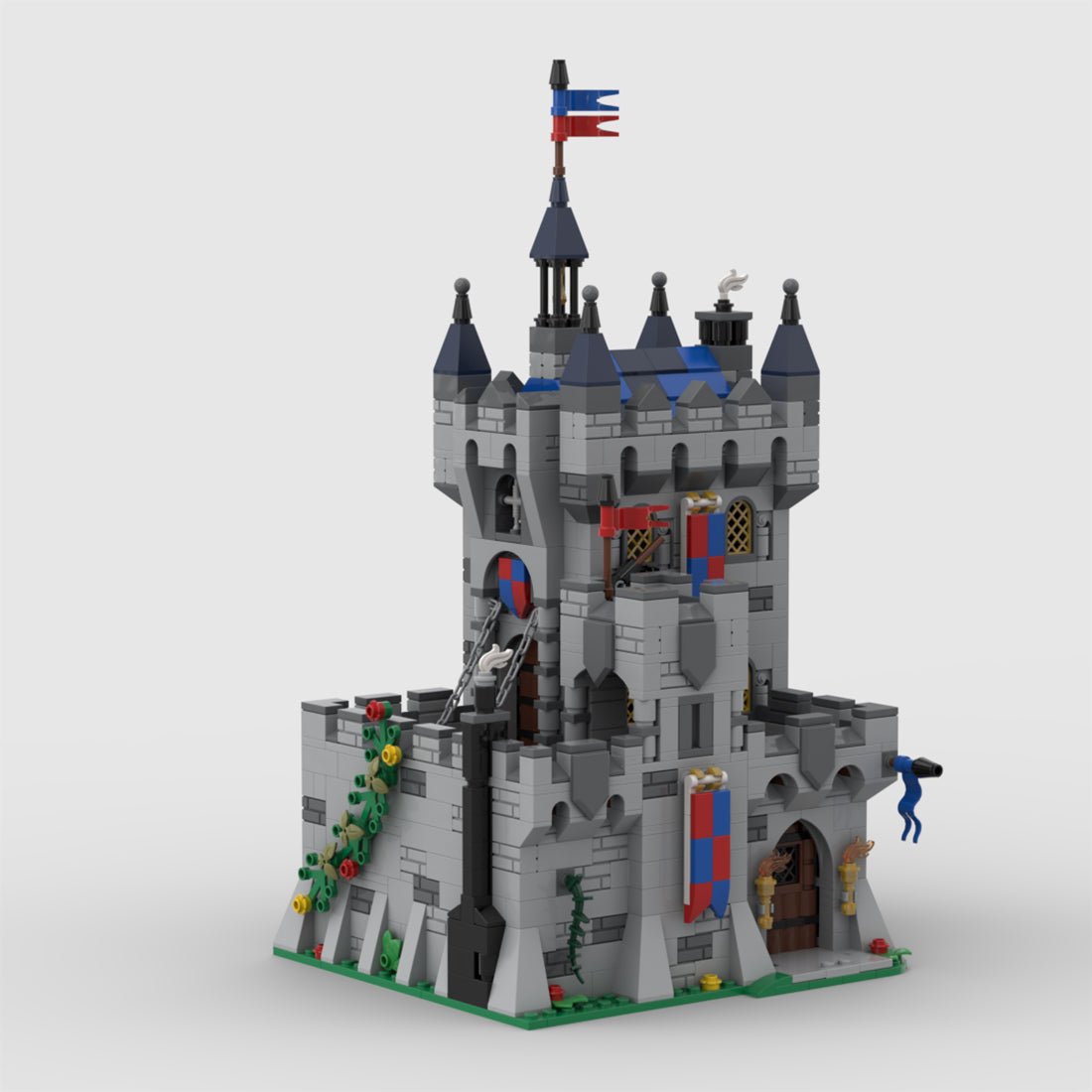 MOC - 193381 Impenetrable Dungeon Building Blocks - LesDiy -