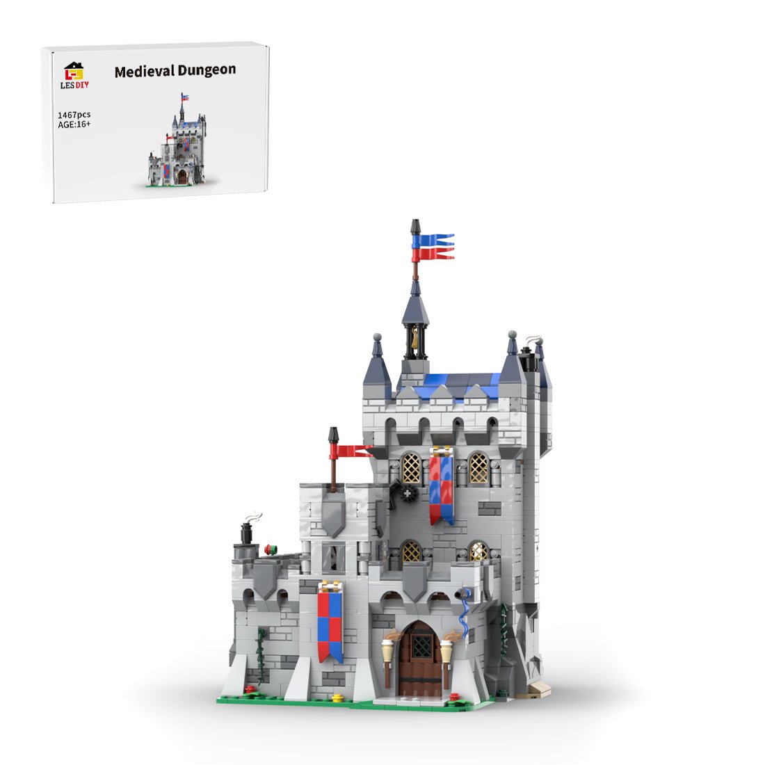 MOC - 193381 Impenetrable Dungeon Building Blocks - LesDiy -