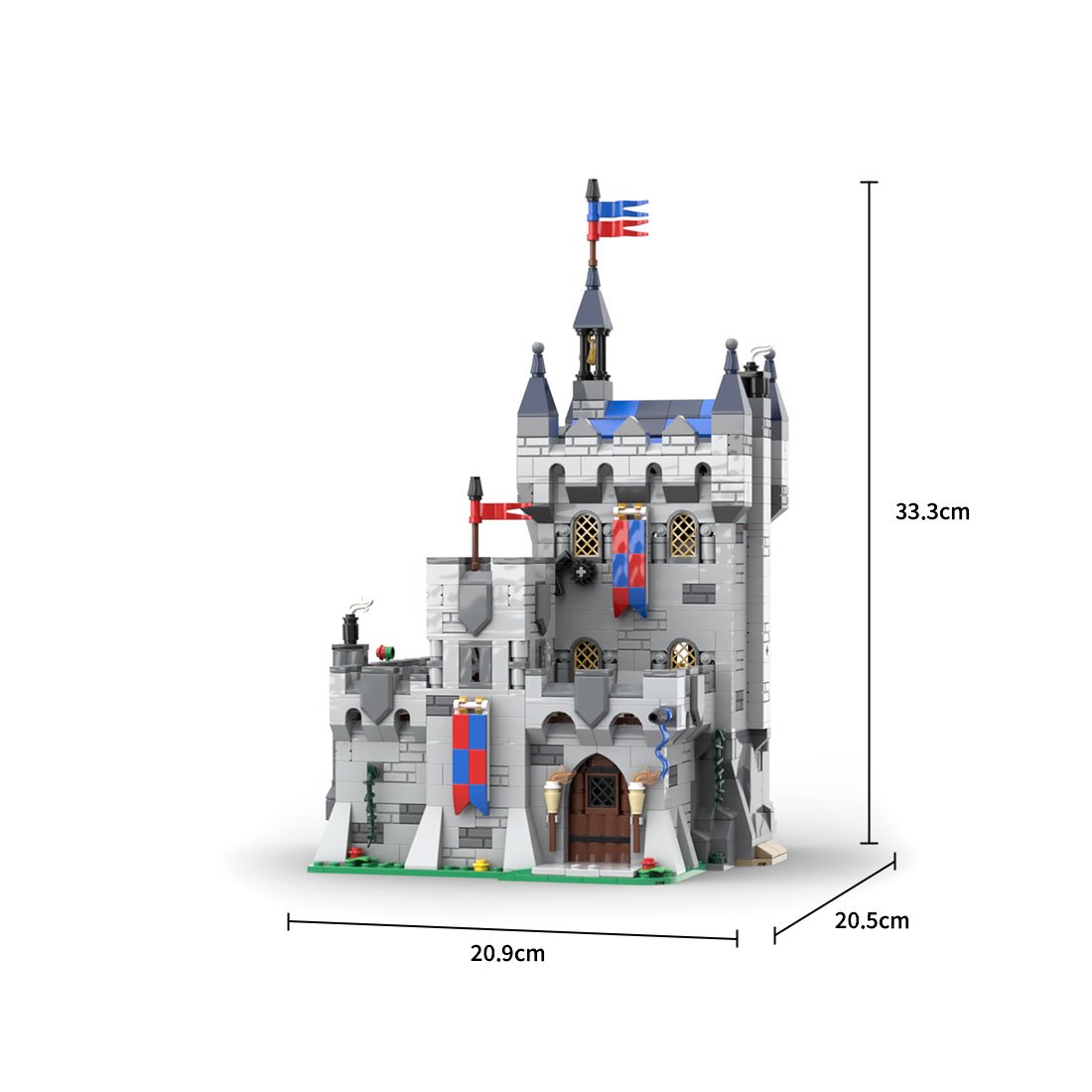 MOC - 193381 Impenetrable Dungeon Building Blocks - LesDiy -