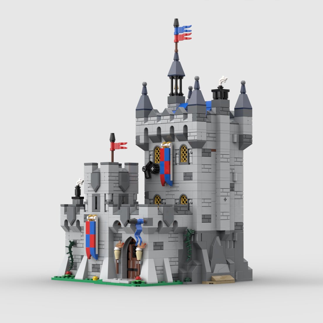 MOC - 193381 Impenetrable Dungeon Building Blocks - LesDiy -