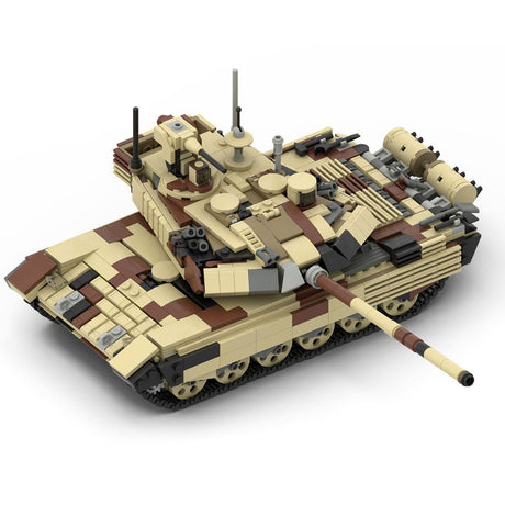 MOC - 19364 T - 90 MS v2 Tank | 1:35 Minifigure Scale - LesDiy -