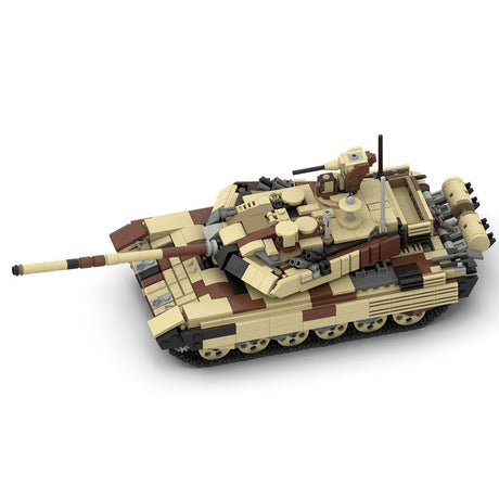 MOC - 19364 T - 90 MS v2 Tank | 1:35 Minifigure Scale - LesDiy -