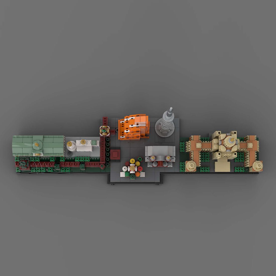 MOC - 193781 Moscow Skyline Building Blocks - LesDiy - Building Blocks