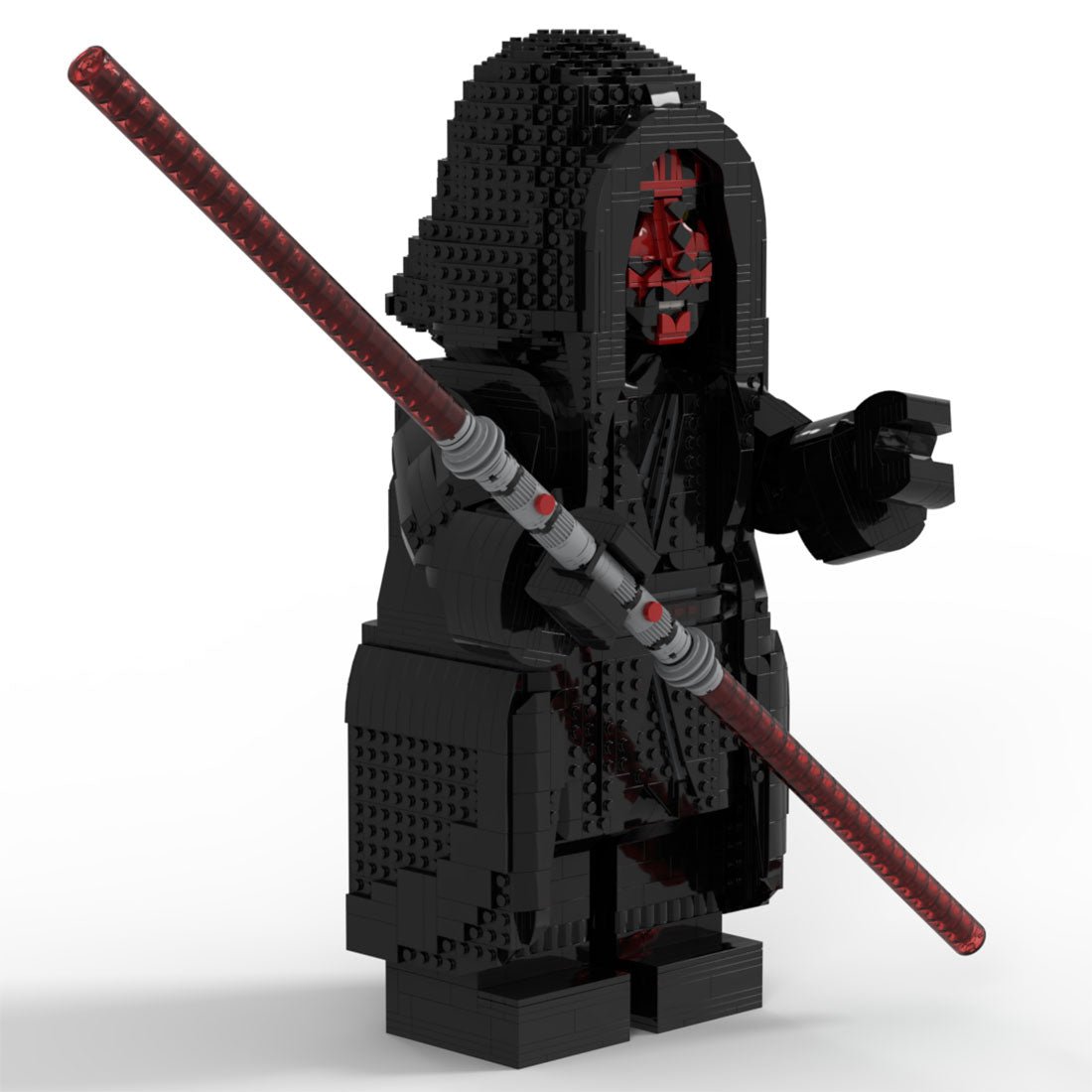 MOC - 194492 Darth Maul Megafigure Building Blocks - LesDiy -