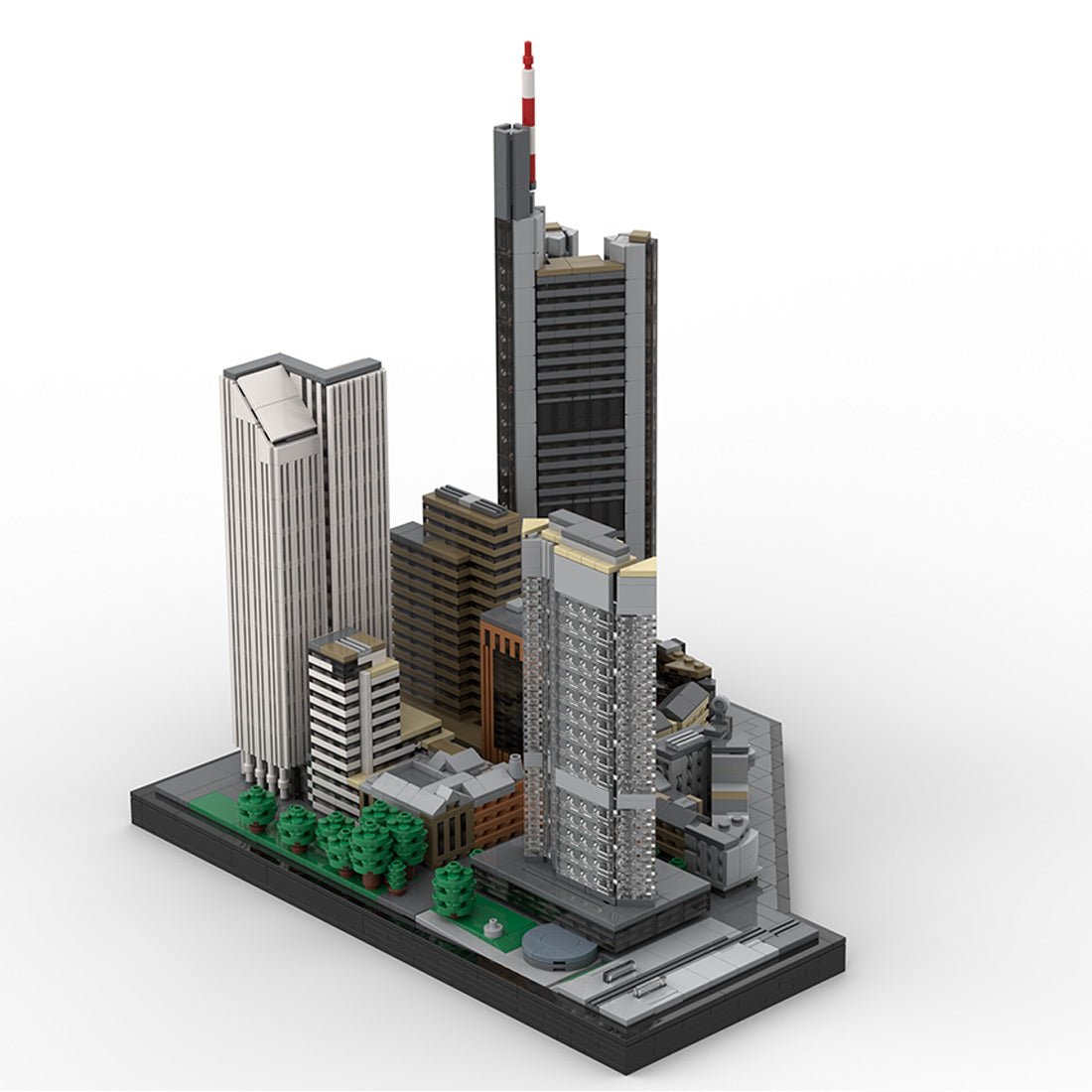 MOC - 194840 Frankfurt Neue Mainzer Straße skyscrapers part 2 - LesDiy -