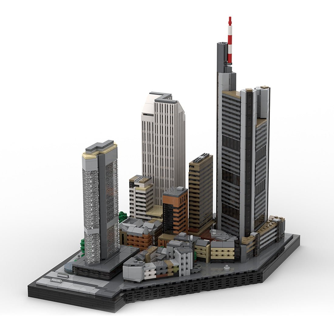 MOC - 194840 Frankfurt Neue Mainzer Straße skyscrapers part 2 - LesDiy -