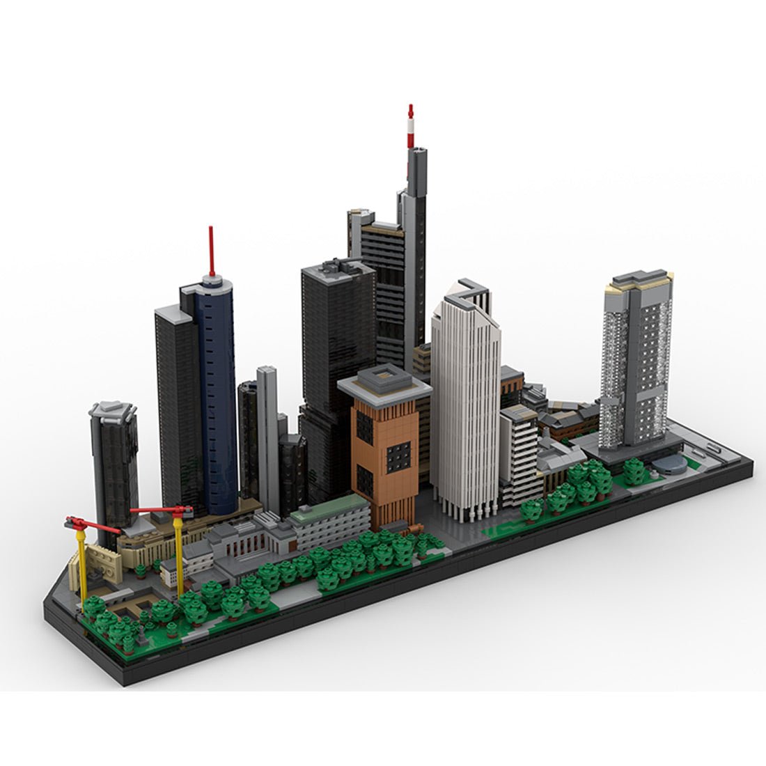 MOC - 194842 Bundle deal: Frankfurt Neue Mainzer Straße skyscrapers part 1 and part 2 - LesDiy -