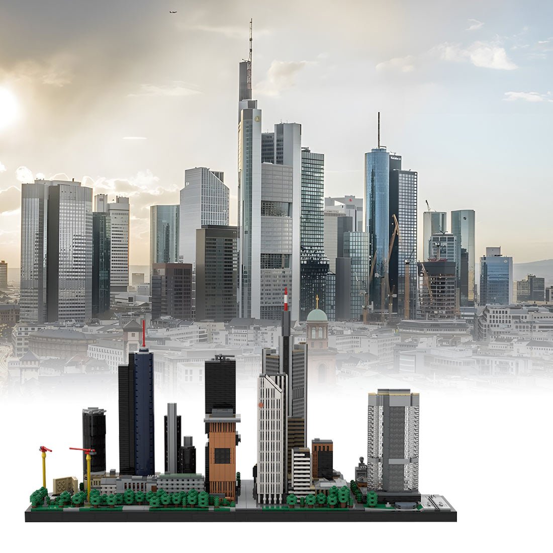 MOC - 194842 Bundle deal: Frankfurt Neue Mainzer Straße skyscrapers part 1 and part 2 - LesDiy -