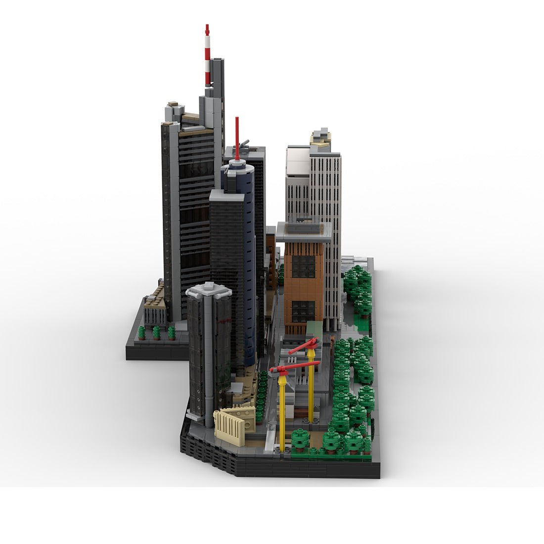 MOC - 194842 Bundle deal: Frankfurt Neue Mainzer Straße skyscrapers part 1 and part 2 - LesDiy -