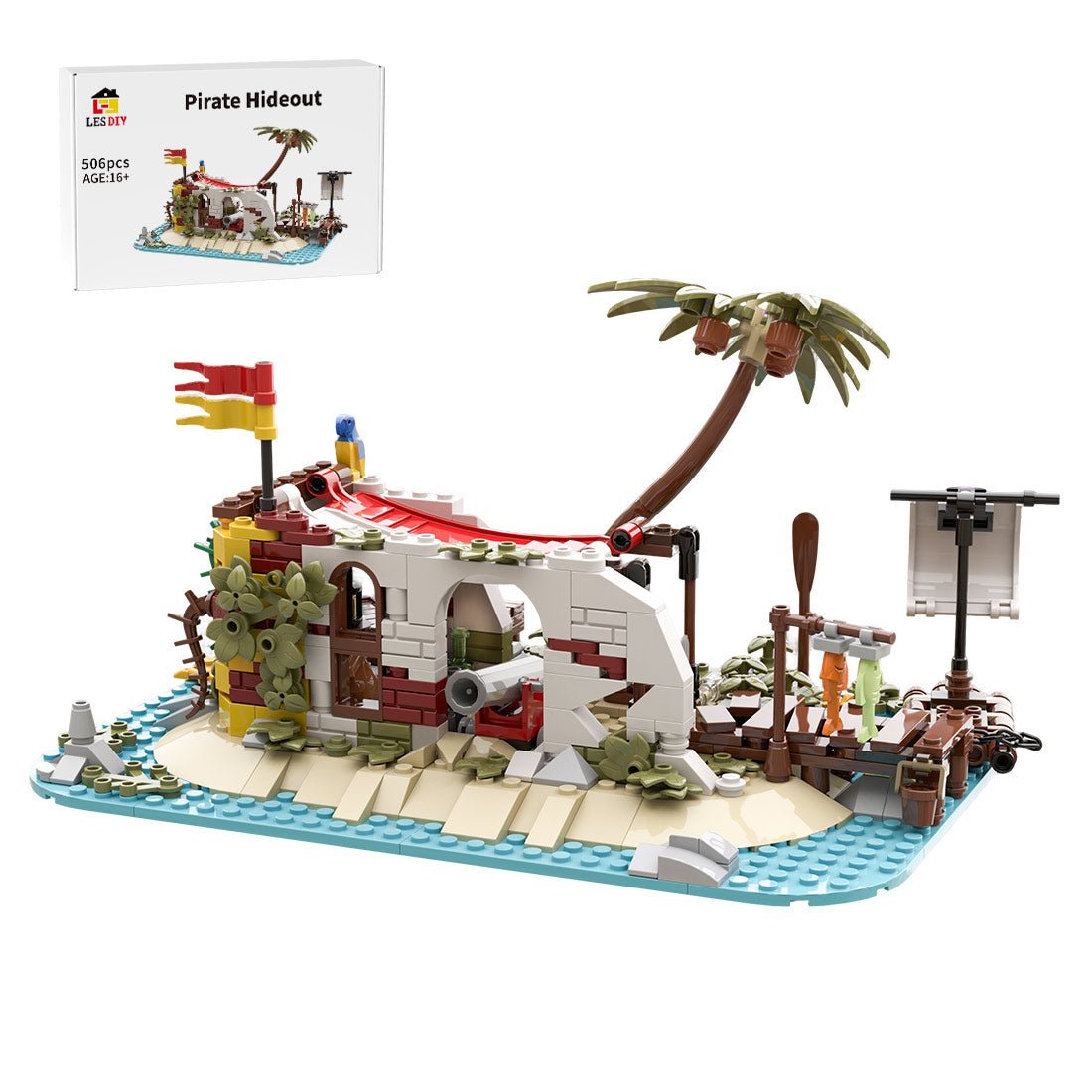 MOC - 195318 Steve's Hideout Building Blocks - LesDiy - Building Blocks