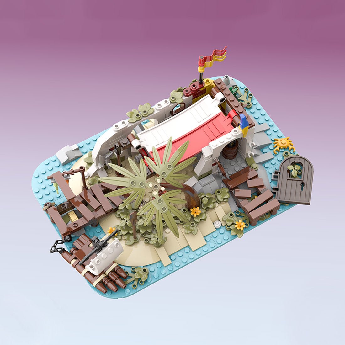 MOC - 195318 Steve's Hideout Building Blocks - LesDiy - Building Blocks