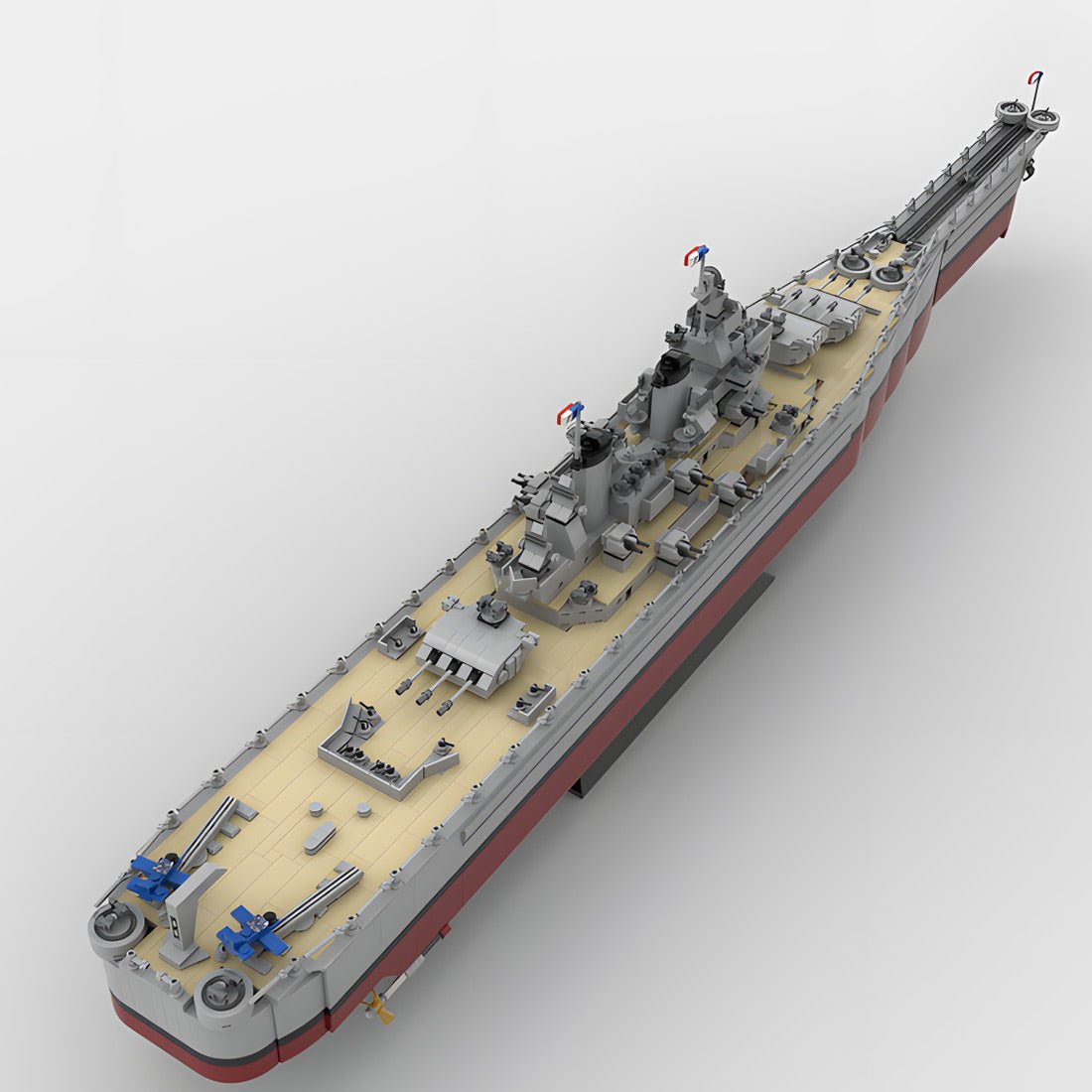 MOC - 196414 U.S Missouri BB - 63 Building Blocks - LesDiy -