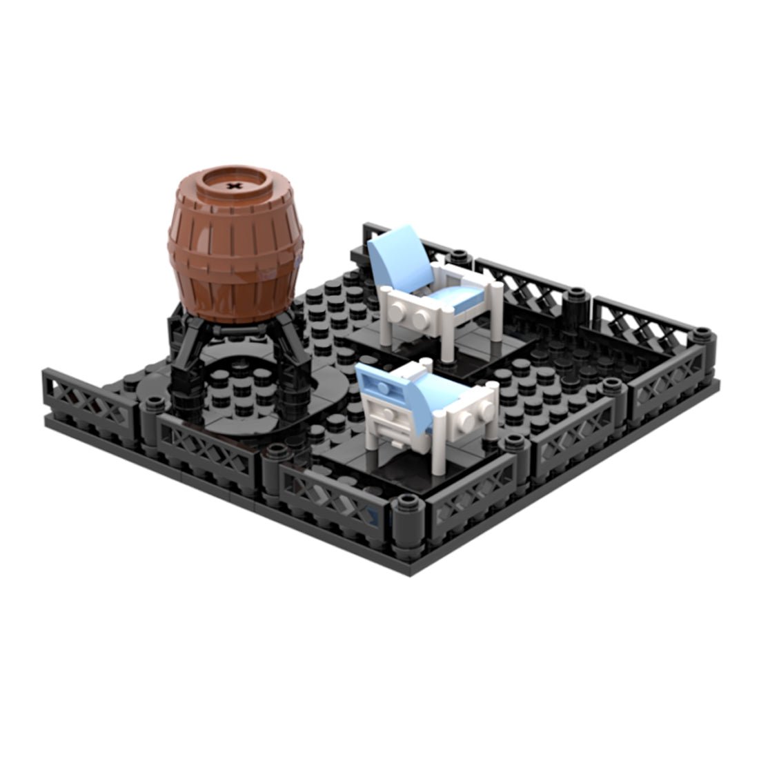 MOC - 197722 Gothic Town House Building Blocks - LesDiy -