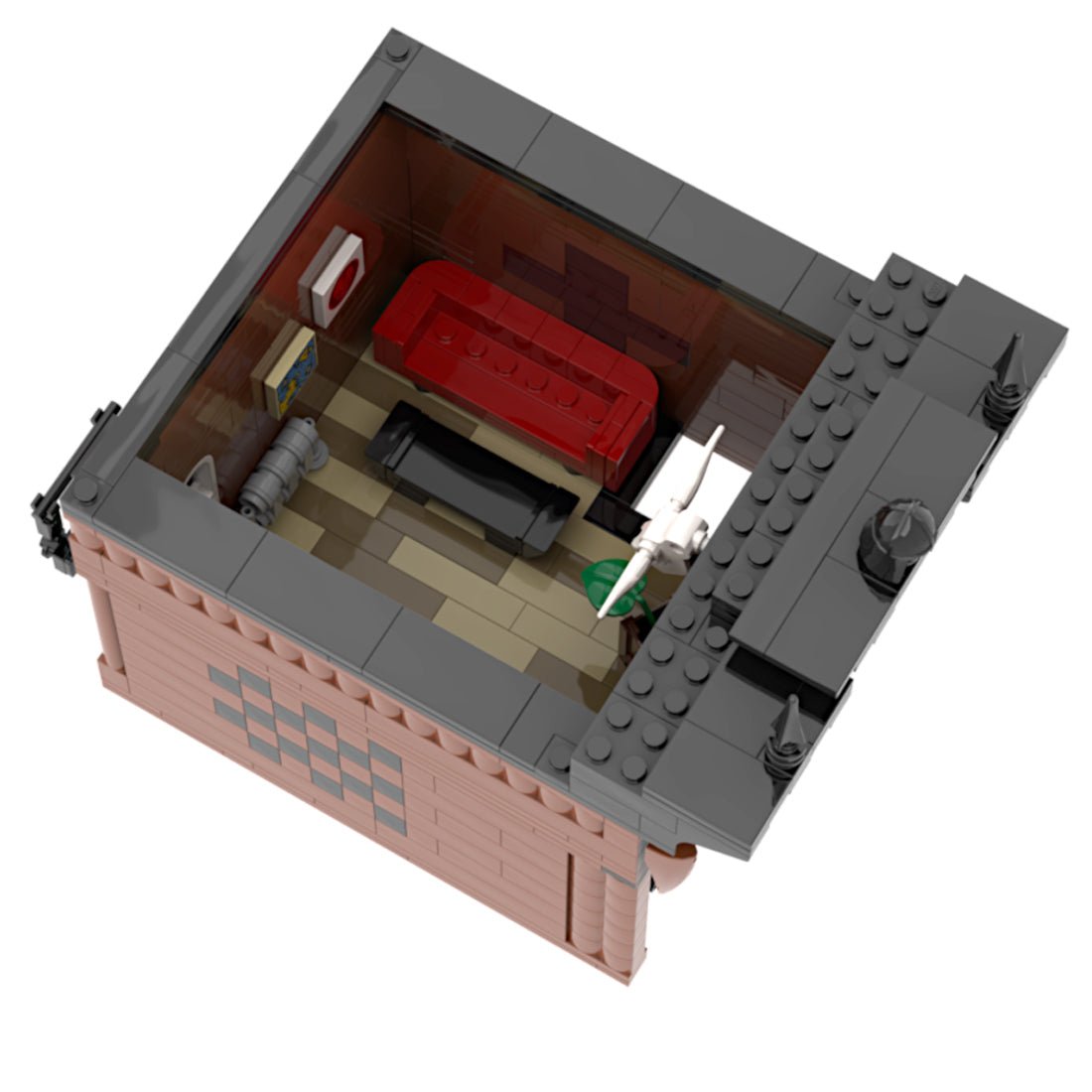 MOC - 197722 Gothic Town House Building Blocks - LesDiy -