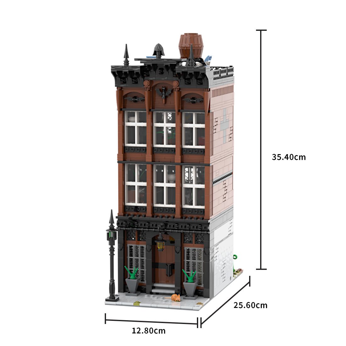MOC - 197722 Gothic Town House Building Blocks - LesDiy -