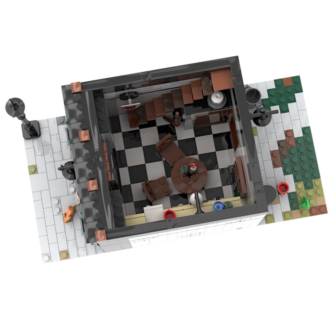 MOC - 197722 Gothic Town House Building Blocks - LesDiy -