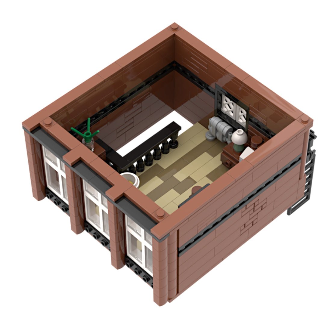 MOC - 197722 Gothic Town House Building Blocks - LesDiy -