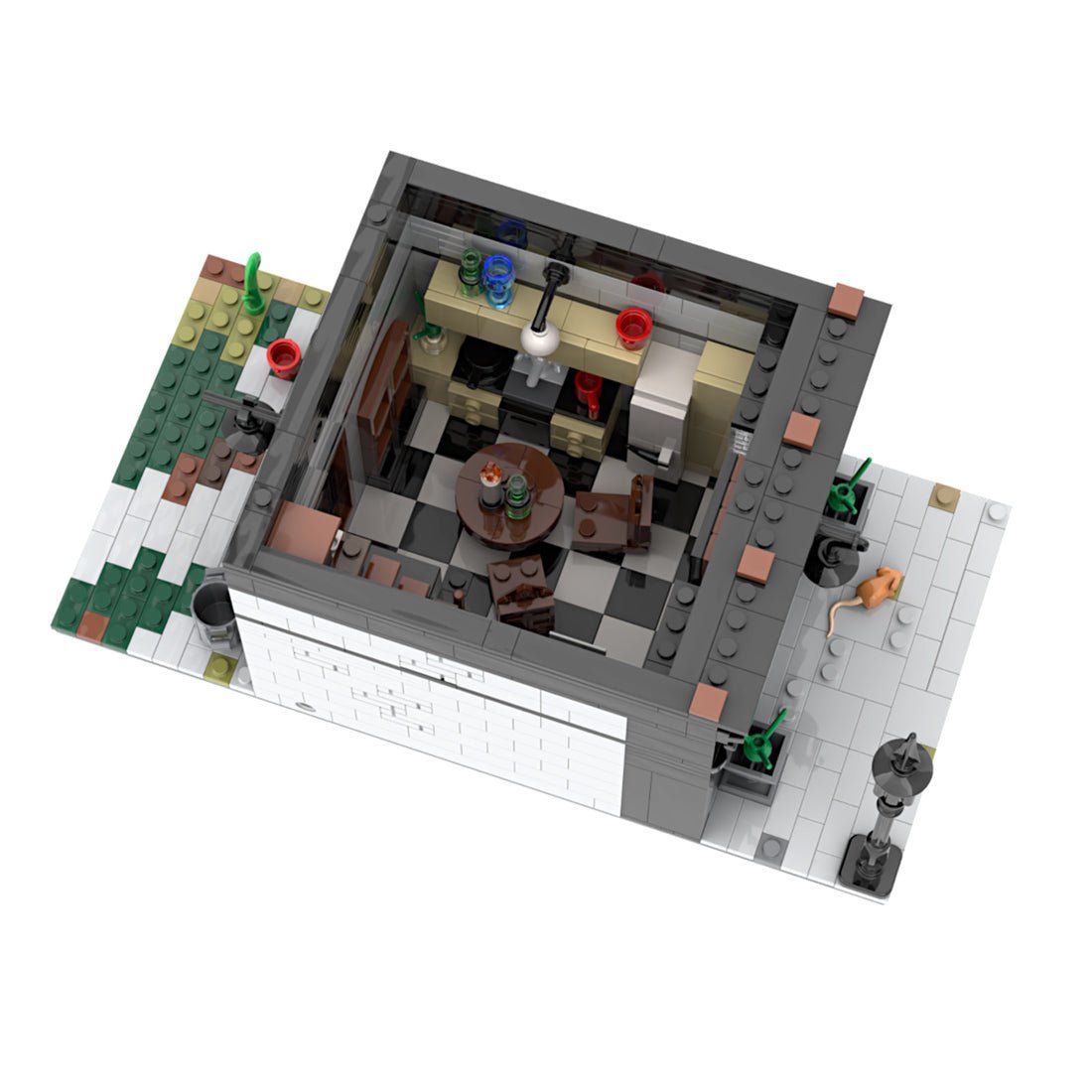 MOC - 197722 Gothic Town House Building Blocks - LesDiy -