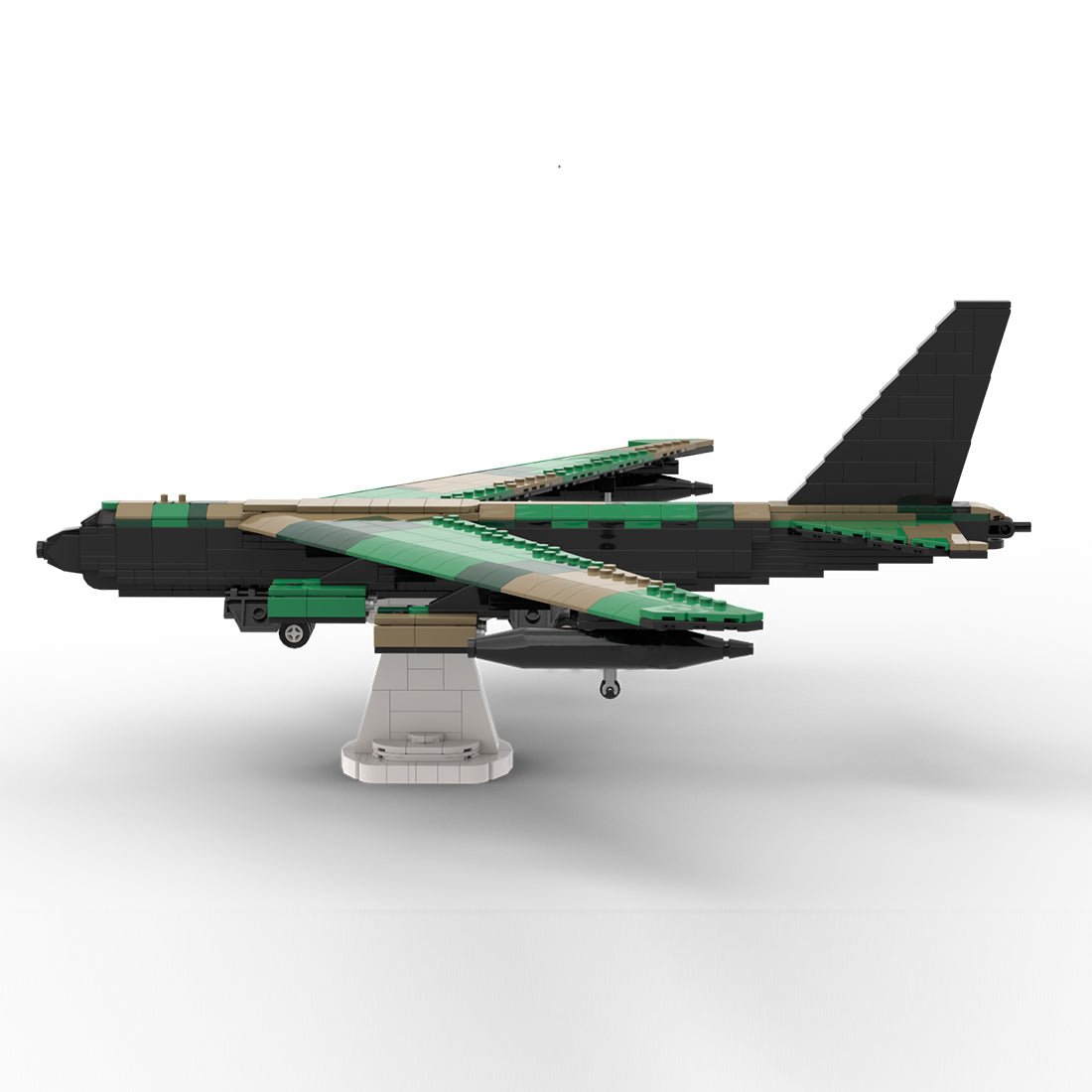 MOC-198083 Boeing B-52D Stratofortress Southeast Asia Camouflage Building Blocks-LesDiy-MOC-
